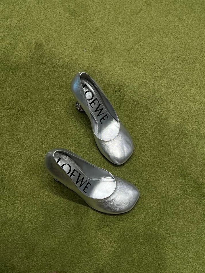 Editorial photograph, luxury women's footwear