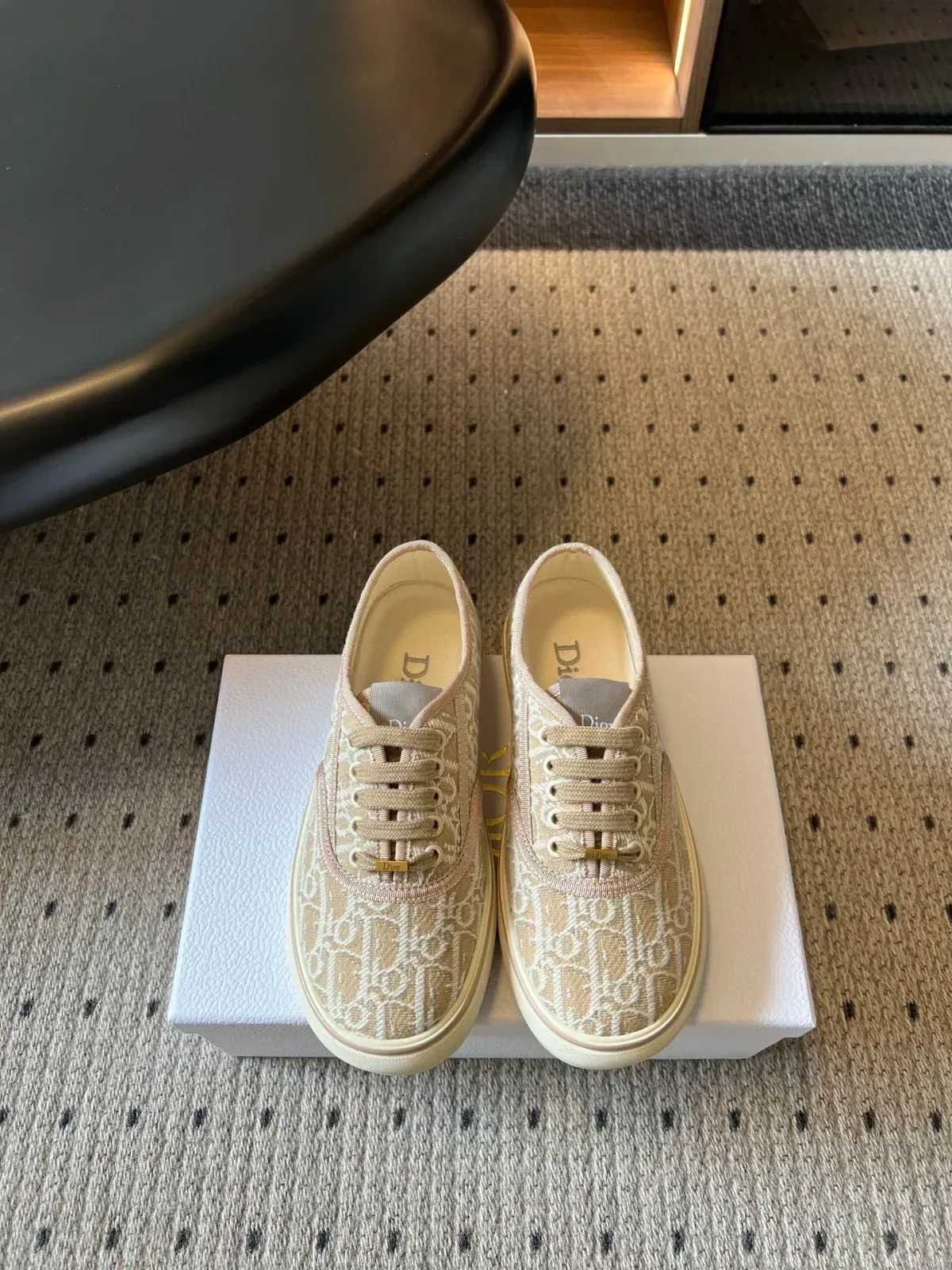 Dior Alternative Canvas Lace-Up Sneakers in 