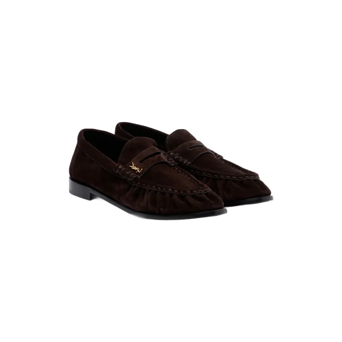 Saint Laurent Alternative Le Loafer suede penny loafers in 