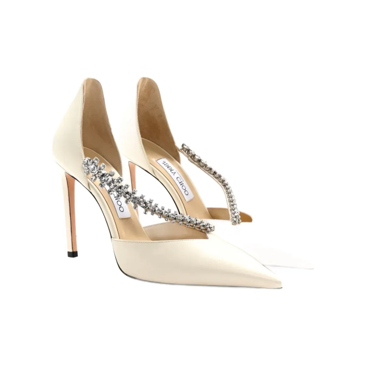 Jimmy Choo Alternative Crystal ani bee 100 in White