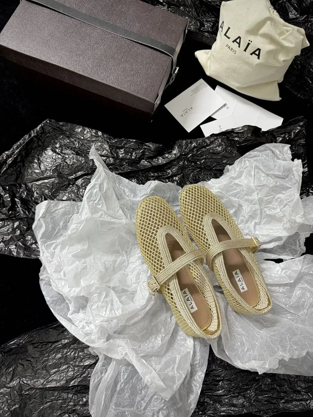 Alaïa Alternative Mesh Mary Jane in Yellow