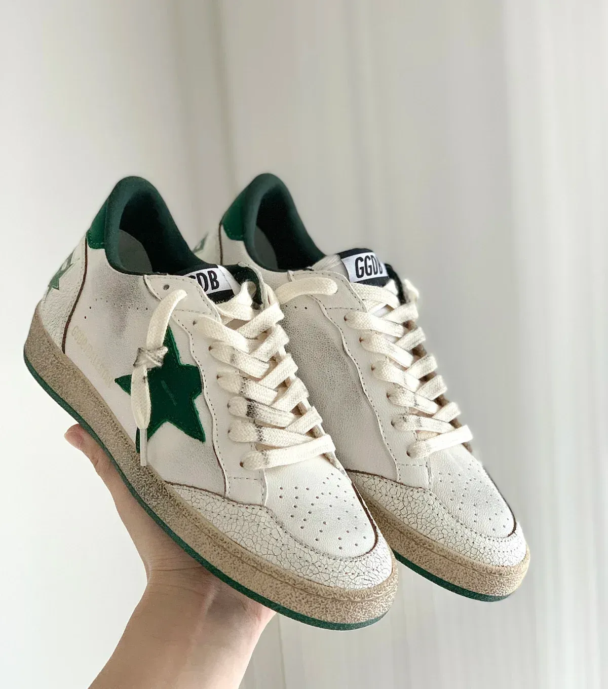Golden Goose Alternative Ballstar Low Sneaker in მწვანე