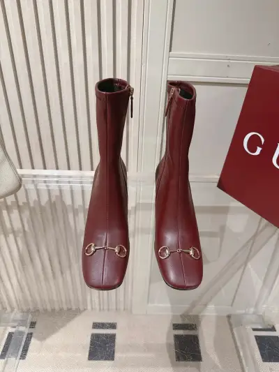 Gucci Alternative Horsebit Ankle Boots in