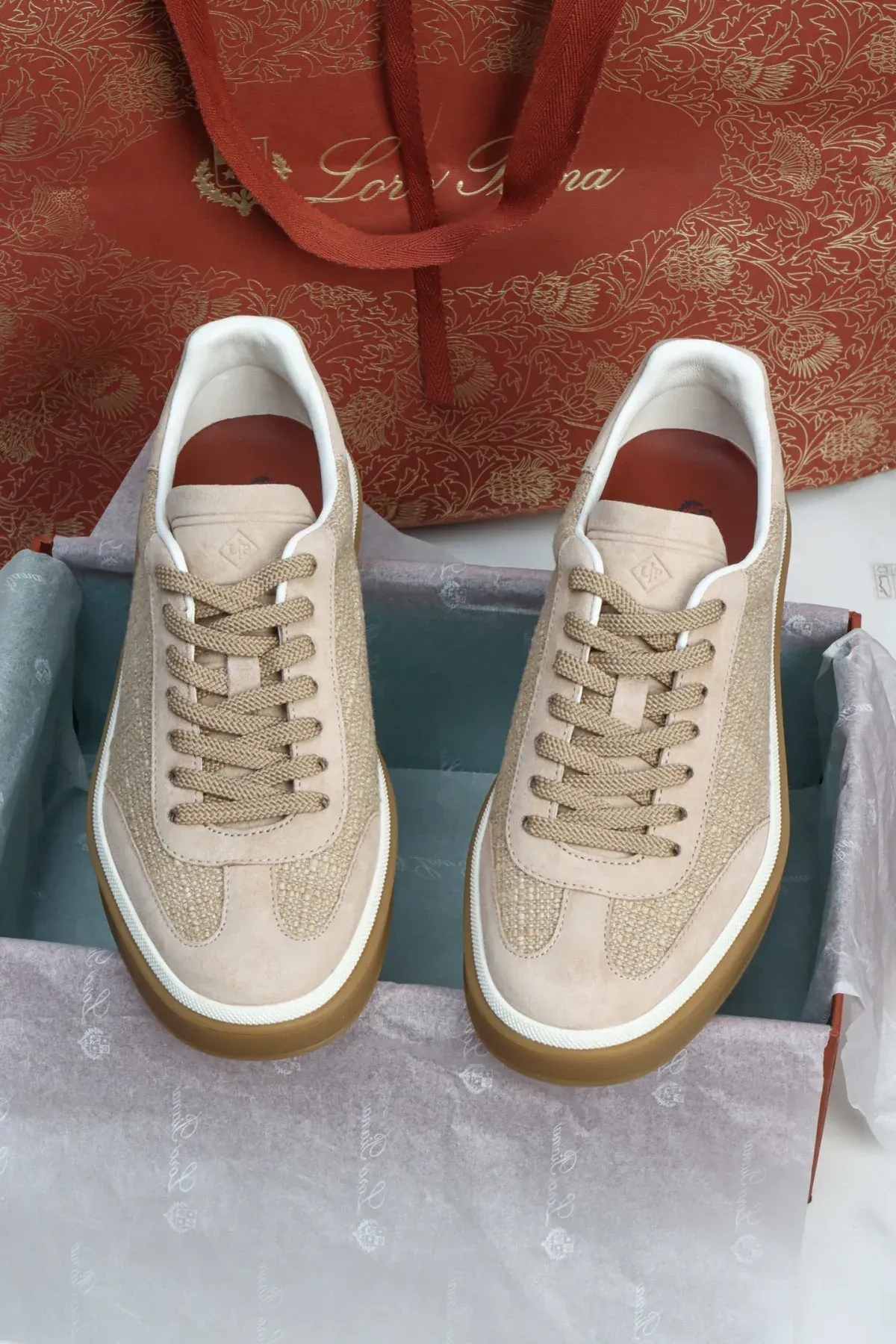 Loro Piana Alternative Tennis Walk Sneakers in 