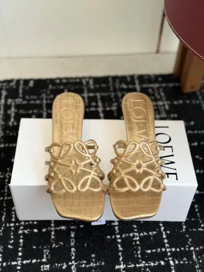 Loewe Alternative Heeled Slide Sandals in