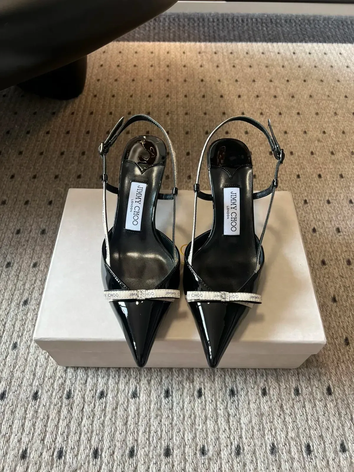 Jimmy Choo Alternative Bow Heeled Sandals in 