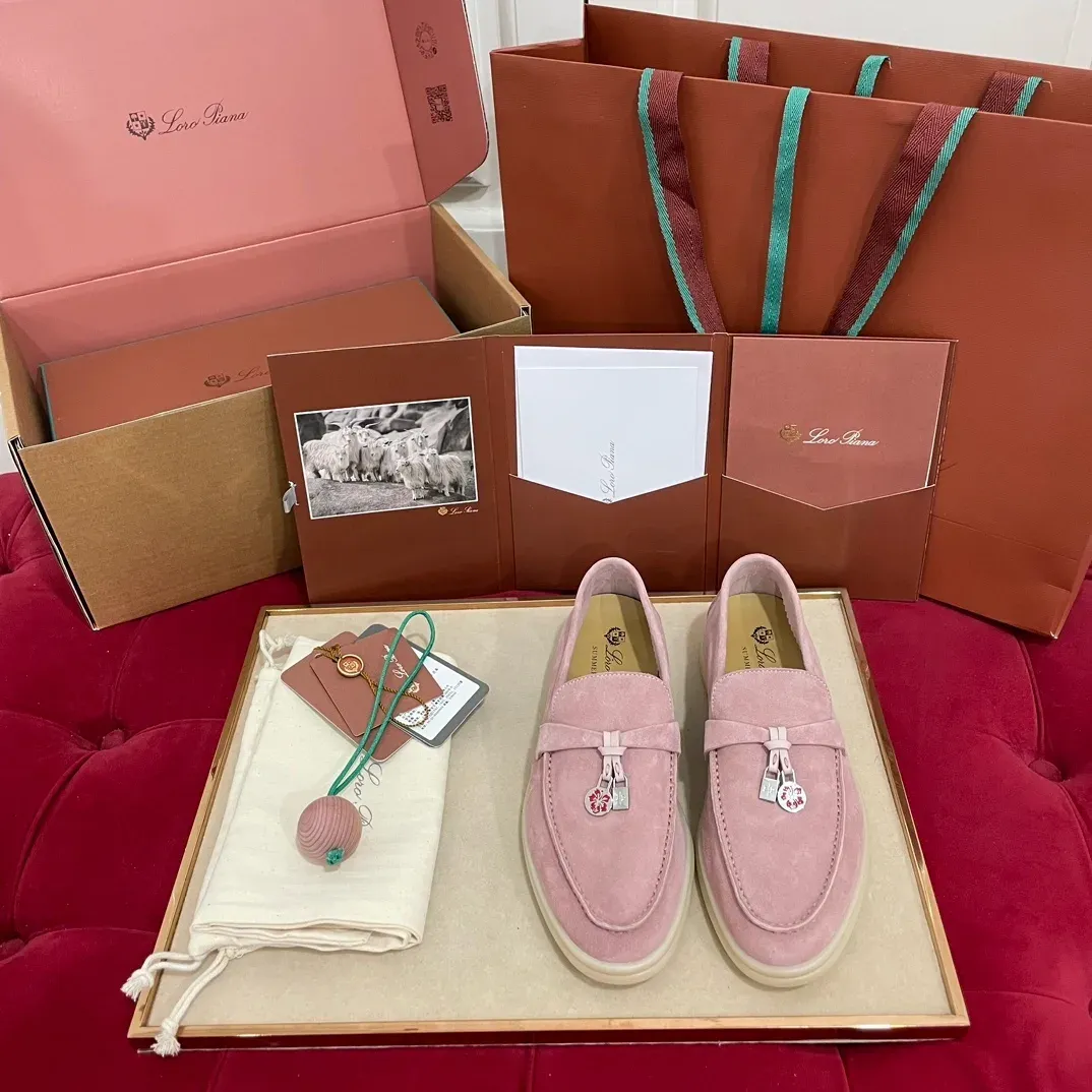 Loro Piana Alternative Classic Loafers in თეთრი