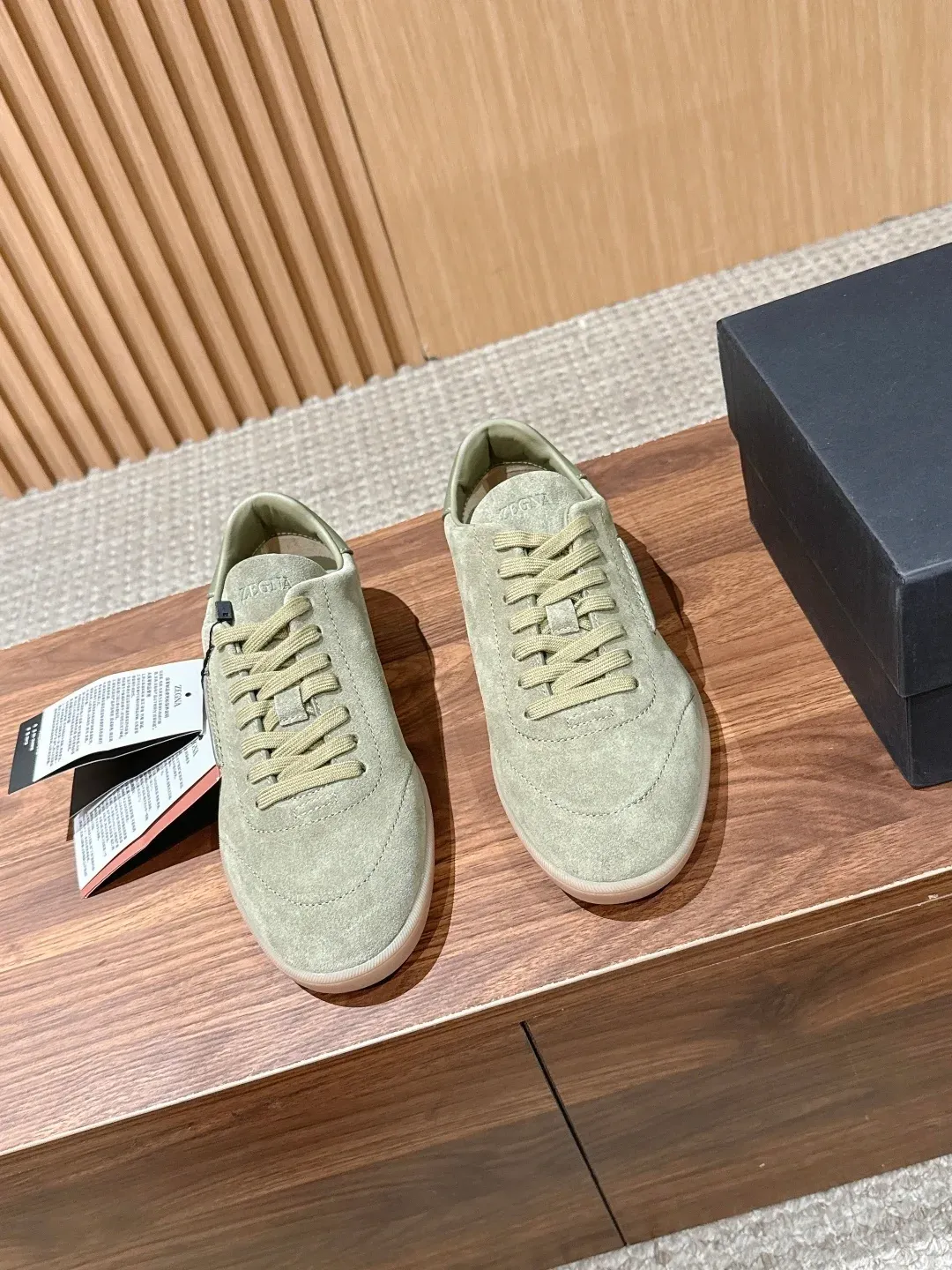 Zegna Alternative Triple Stitch Monte Sneakers in შავი