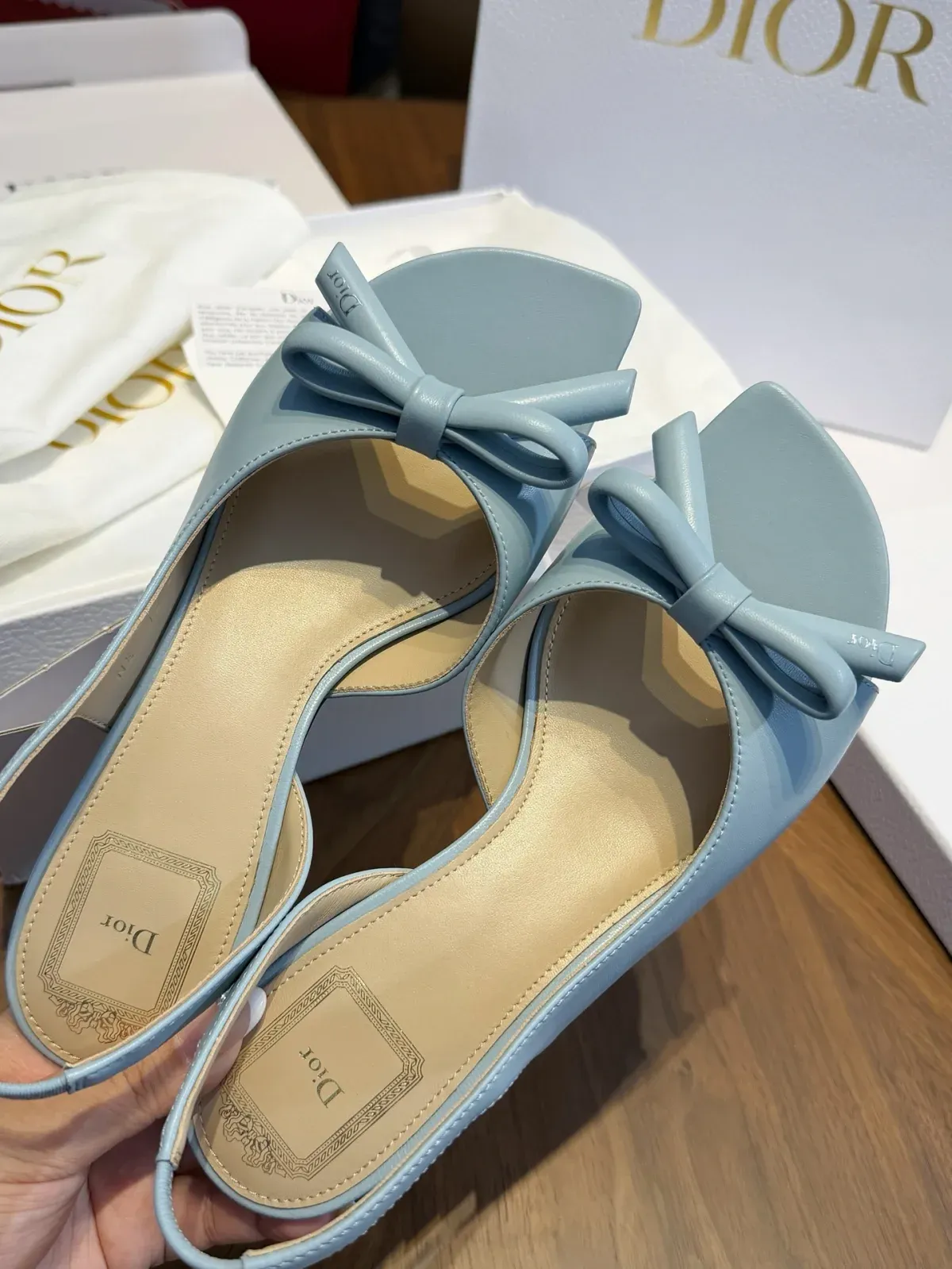 Dior Alternative Bow Sandals in 