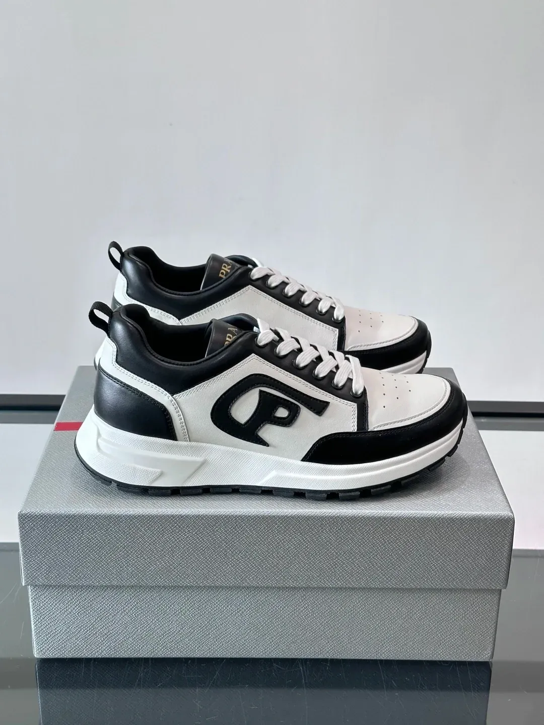 Prada Alternative Colorblock Sneakers in 