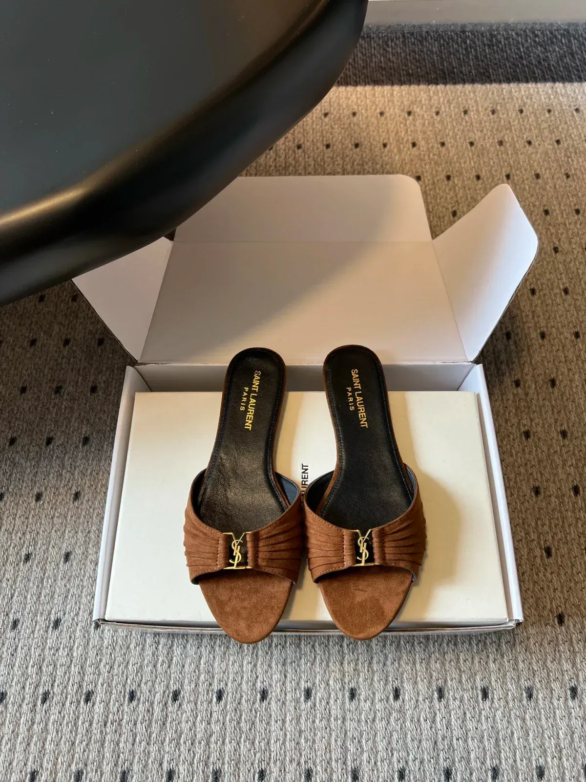 Saint Laurent Alternative Buckle Sandals in 