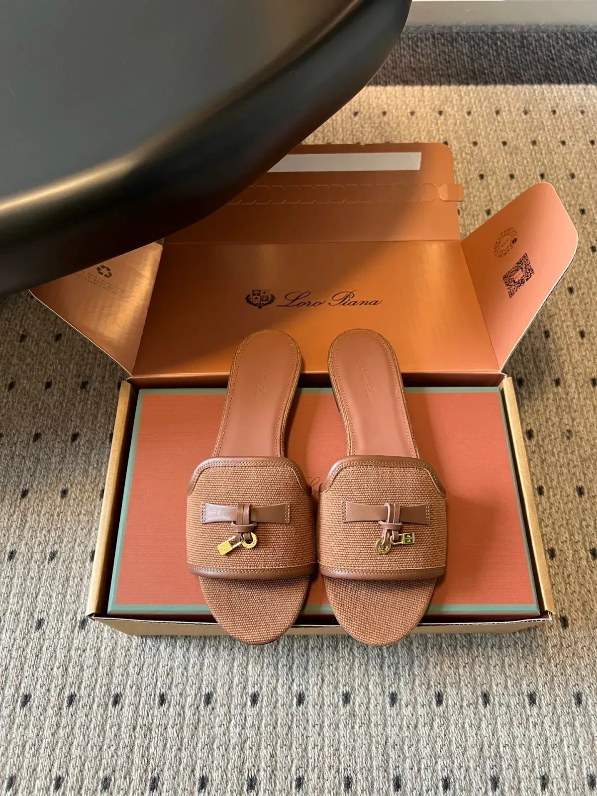 Loro Piana Alternative Buckle Mule Sandals in 