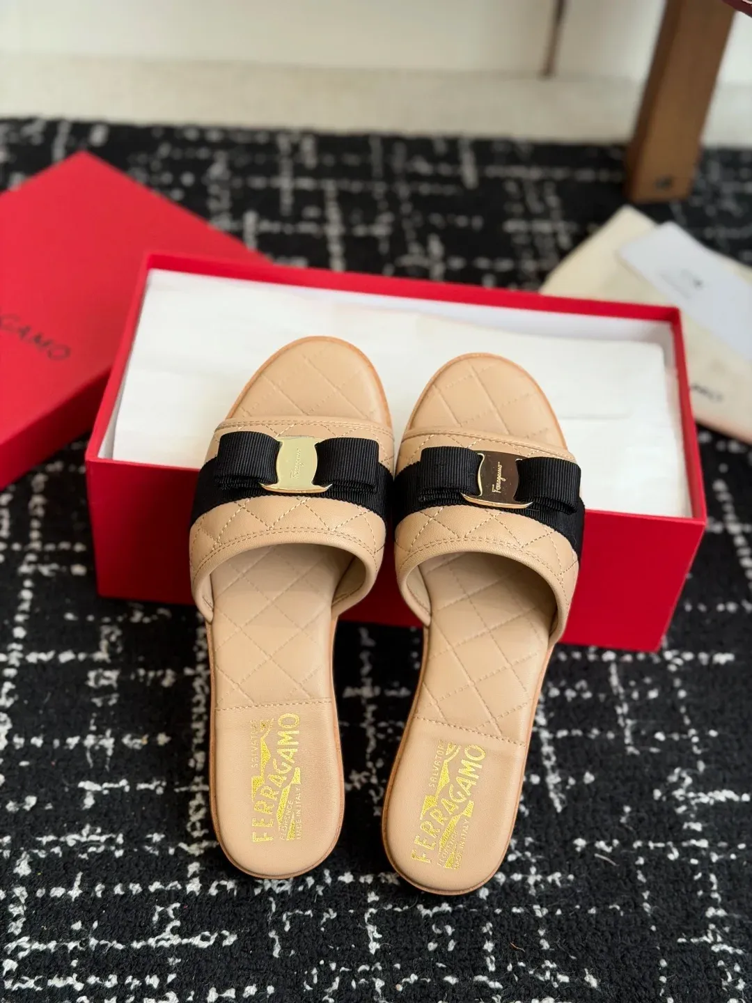 Salvatore Ferragamo Alternative Ferragamo Vara Bow Sandals in 