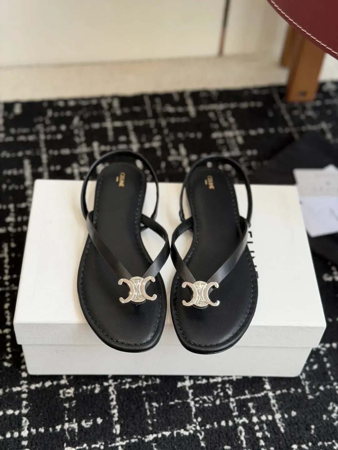 Celine Alternative Woven Leather Sandals in 