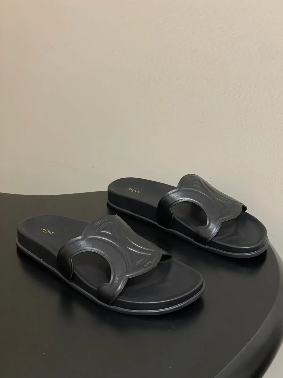 Celine Alternative Triomphe Slides in 