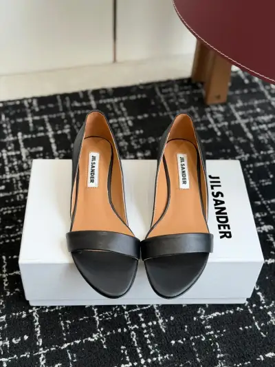 Jil Sander Alternative Wedge Mule Sandals in