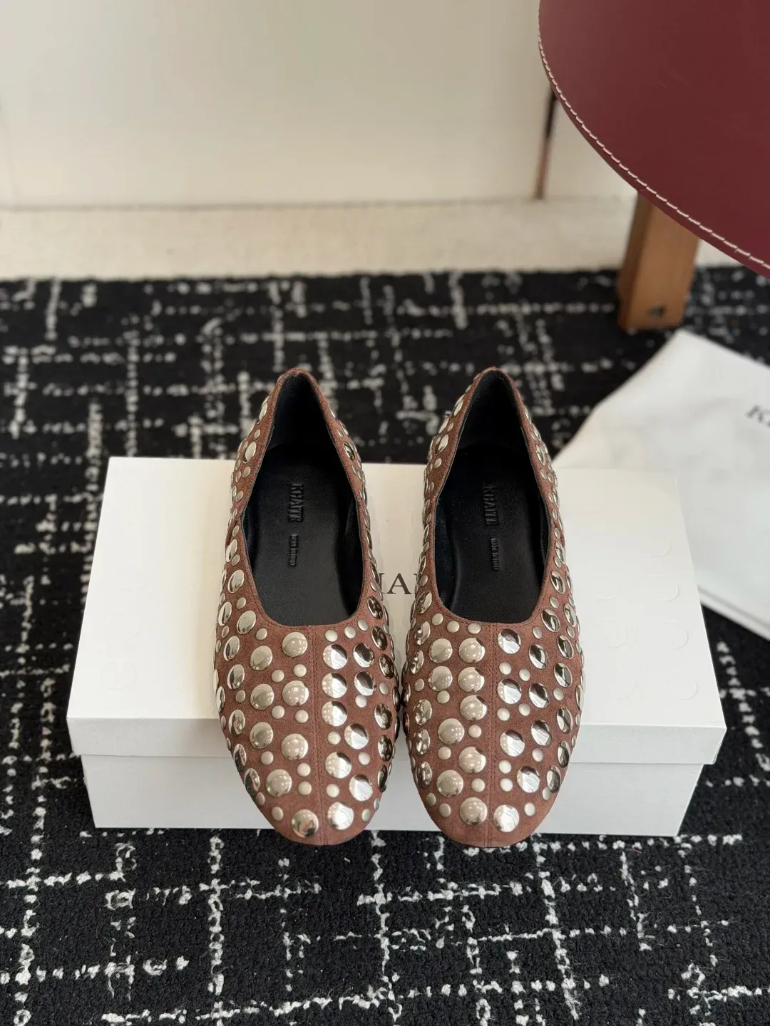 Khaite Alternative Fairy Button Flats in 