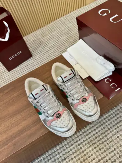 Gucci Alternative MAC80 Metallic Sneakers in ვერცხლისფერი