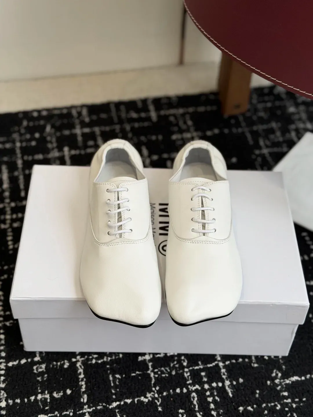 Maison Margiela Alternative Apple Toe Loafers in 