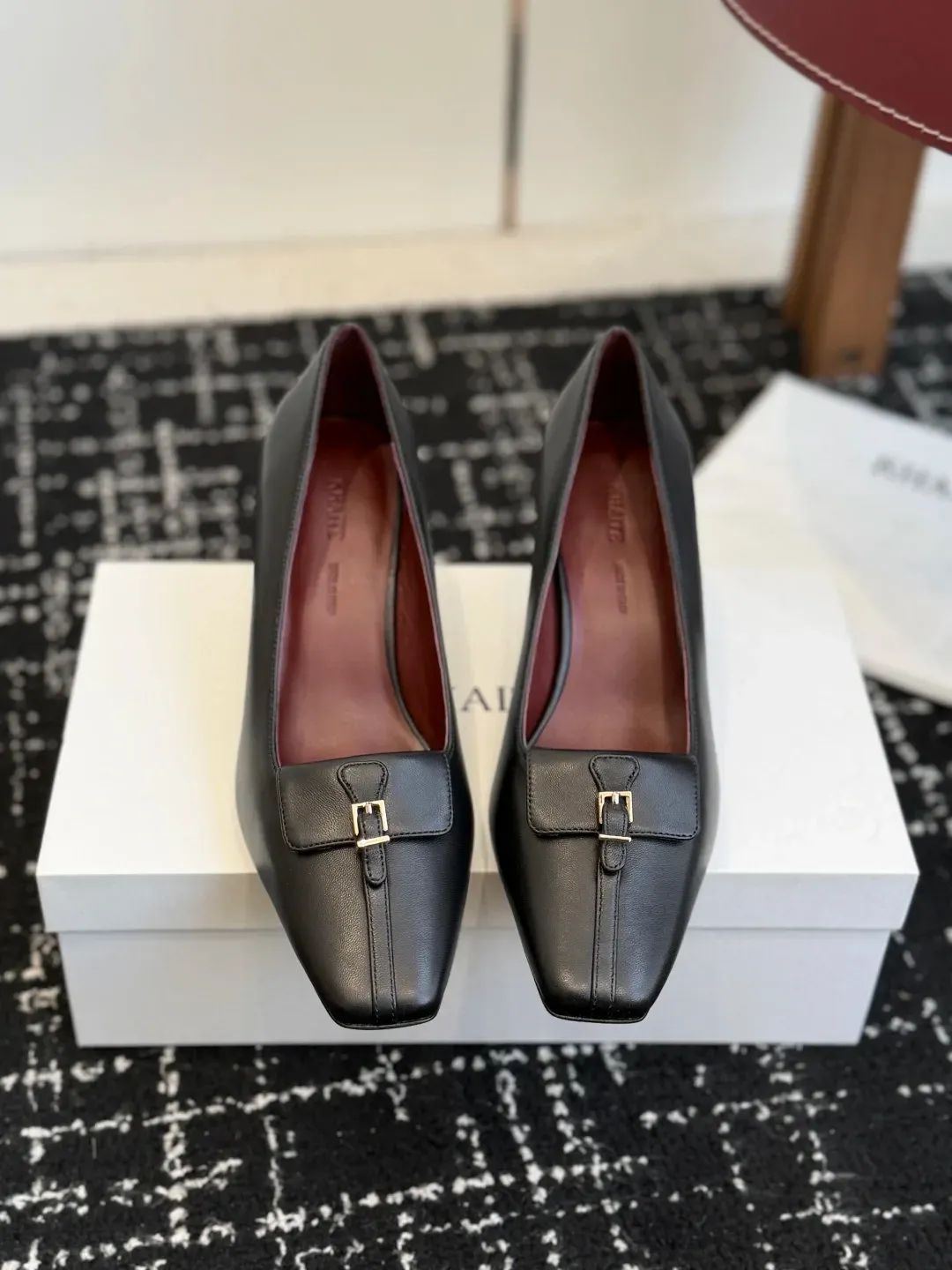 Khaite Alternative Square-Toe Heels in 