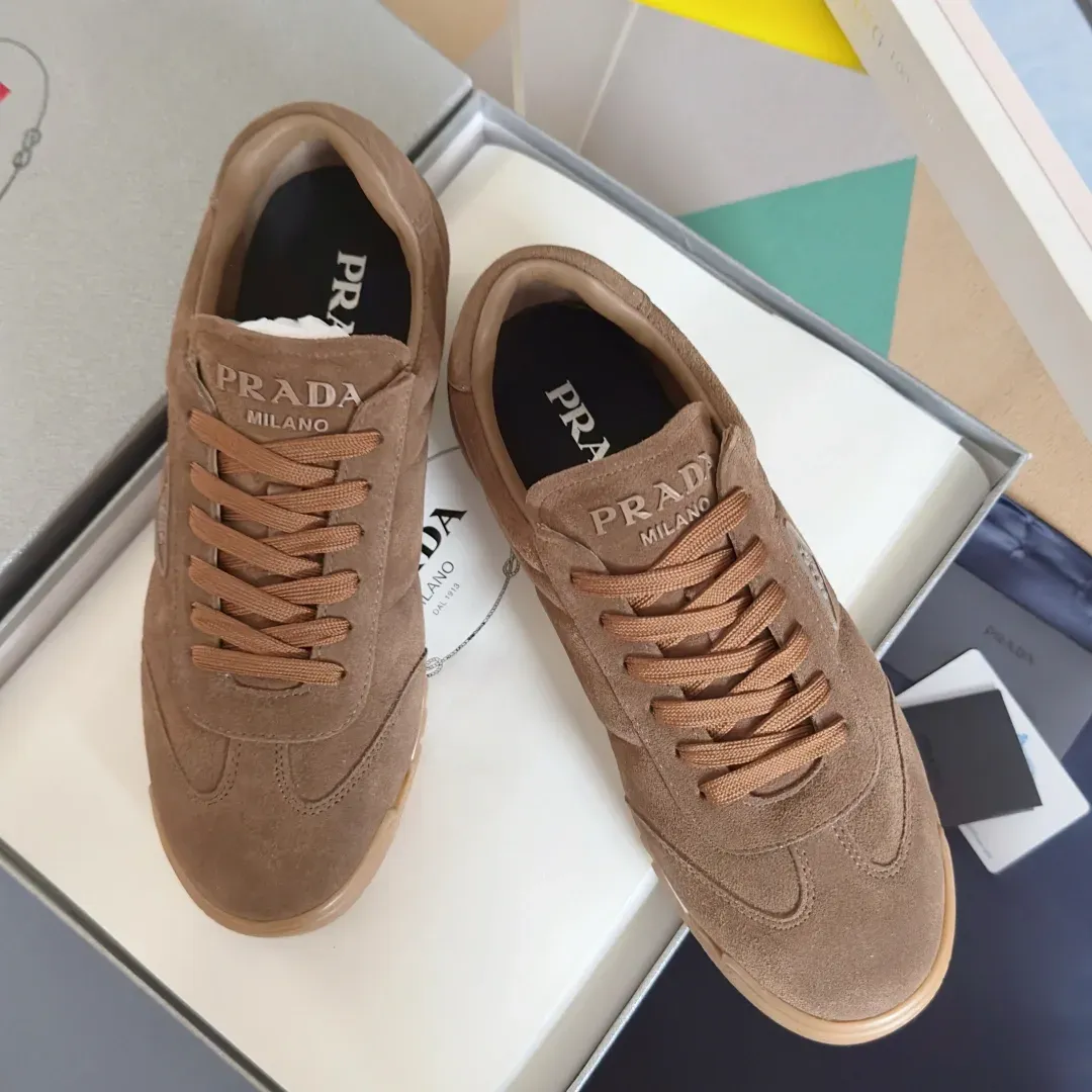 Prada Alternative Triangle Logo Sneakers in 