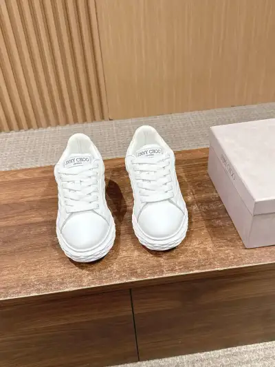 Jimmy Choo Alternative Diamond Maxi Sneakers in