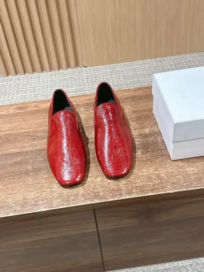 Jil Sander Alternative Square-Toe Loafers in