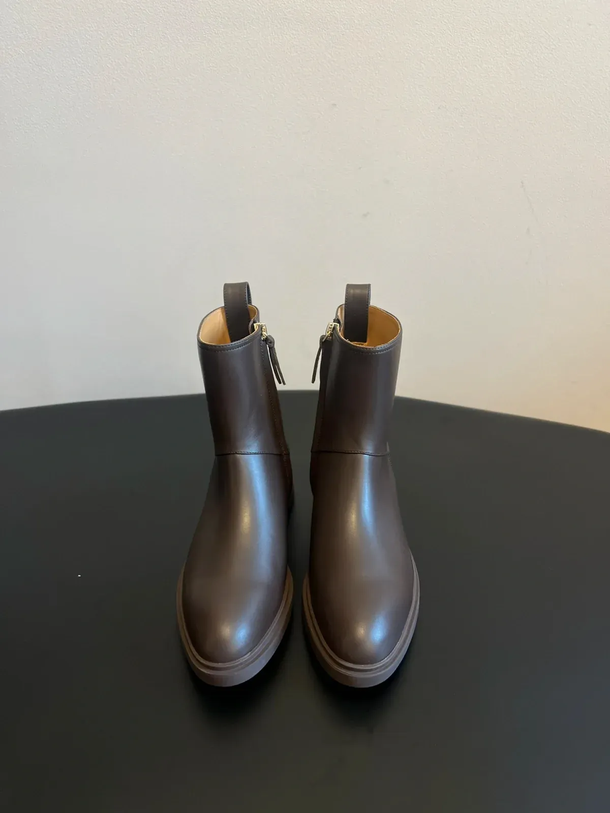 Loro Piana Alternative Waxed Leather Boots in 