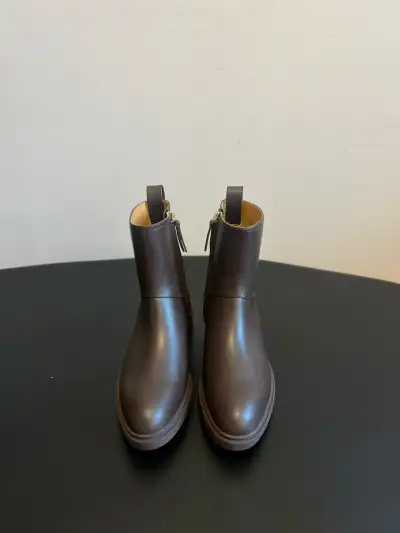 Loro Piana Alternative Waxed Leather Boots in