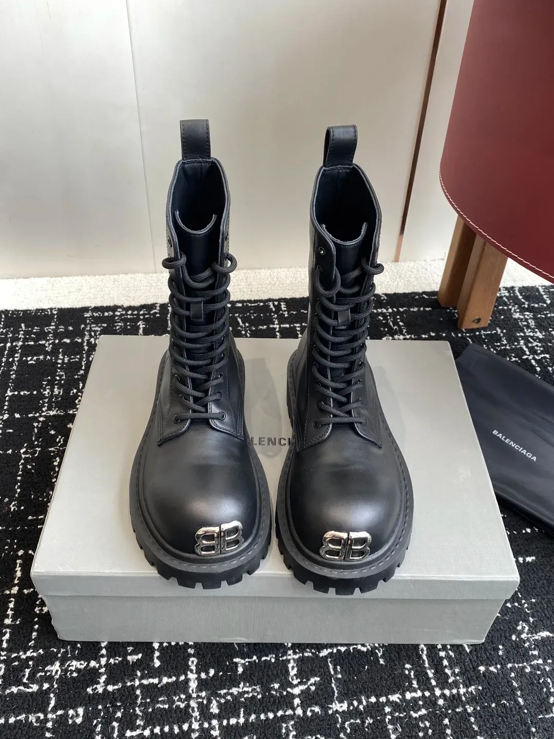 Balenciaga Alternative Double B Boots in 