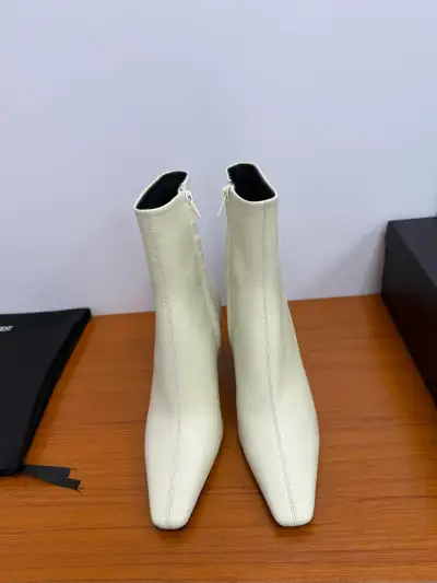 Saint Laurent Alternative Side-Zip Ankle Boots in