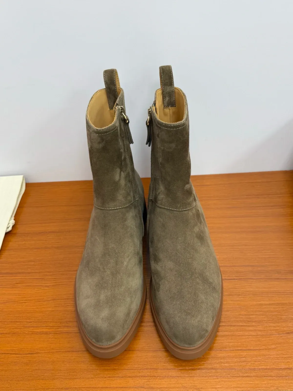 Loro Piana Alternative Calfskin Ankle Boots in 
