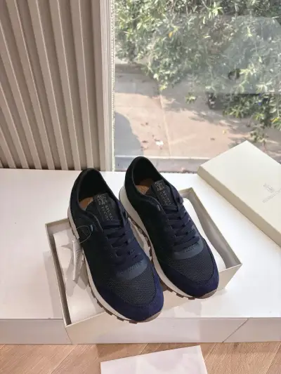 Brunello Cucinelli Alternative Suede Sneakers in