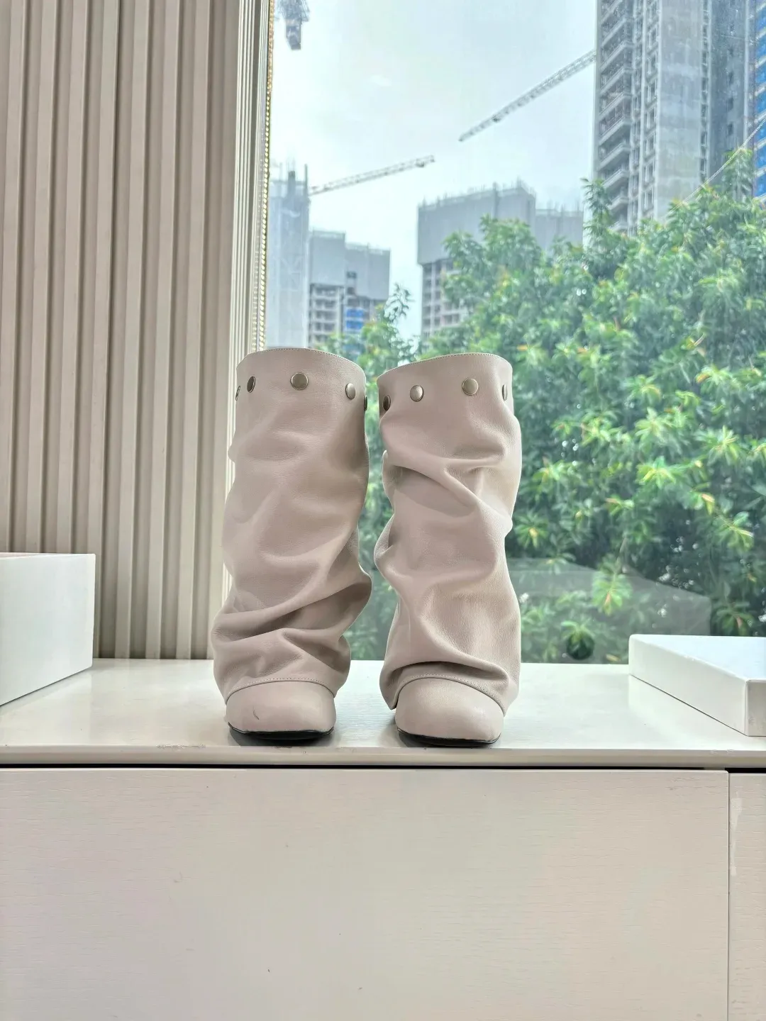 Paloma Wool Alternative Stacked Boots in 
