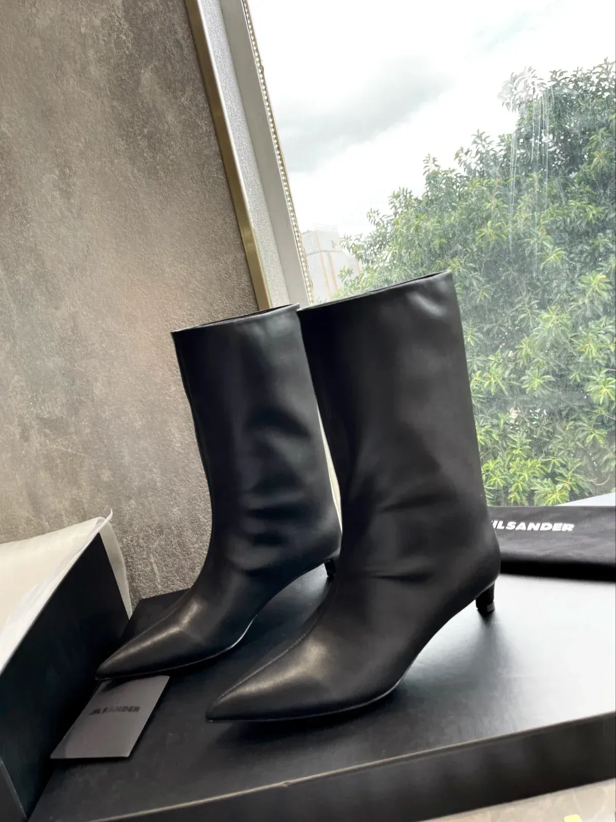 Jil Sander Alternative Pointed Toe Boots in 