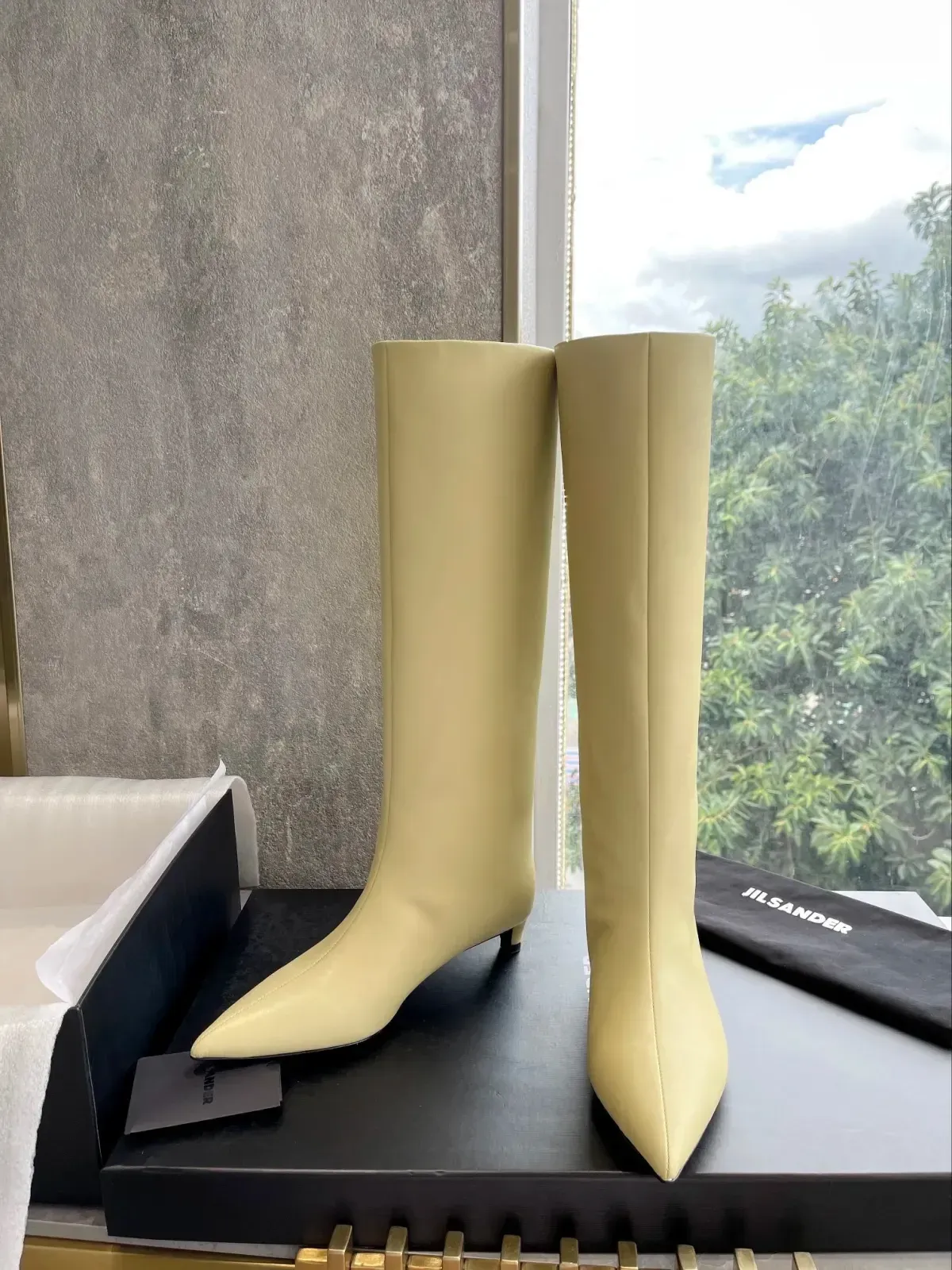 Jil Sander Alternative Pointed Toe Boots in 