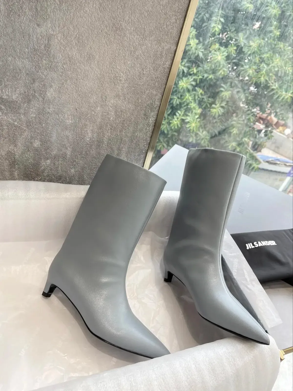 Jil Sander Alternative Pointed Toe Boots in 