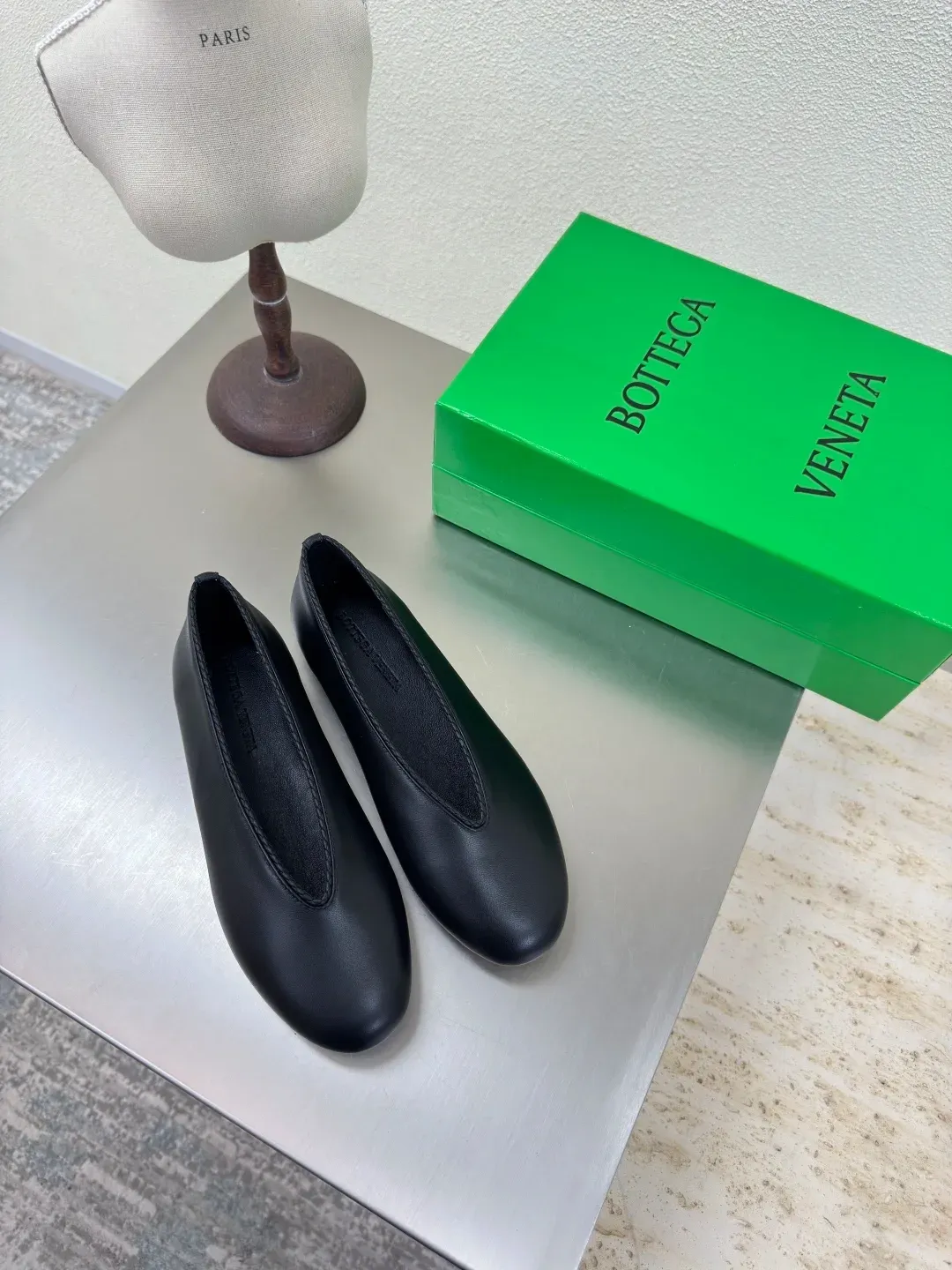 Bottega Veneta Alternative Rosa Ballet Flats in შავი