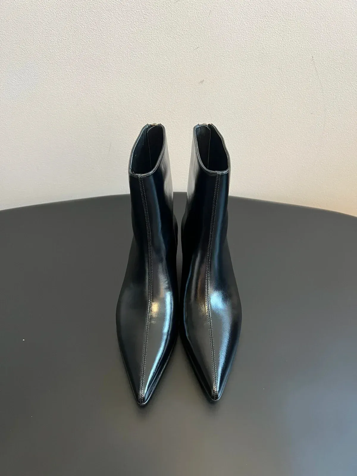 Khaite Alternative Zip Ankle Boots in 