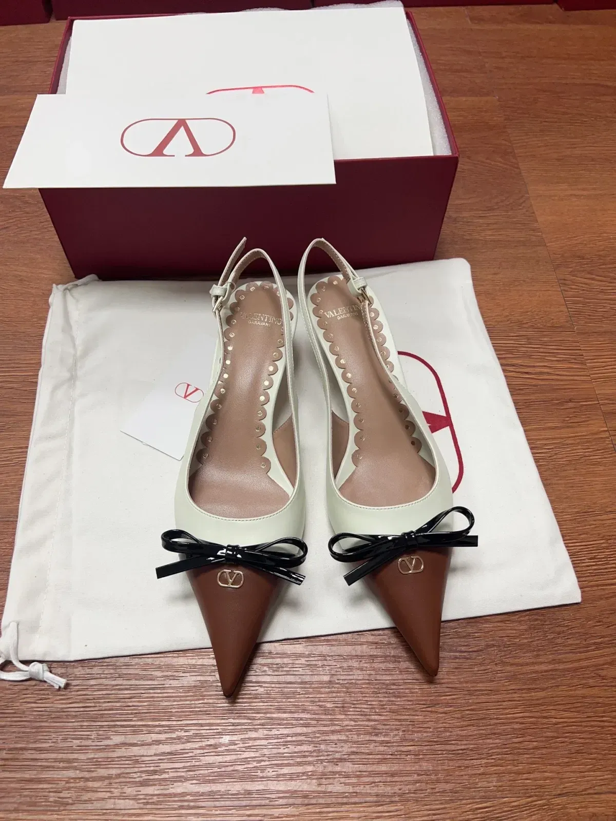 Valentino Alternative Bow Heel Sandals in 