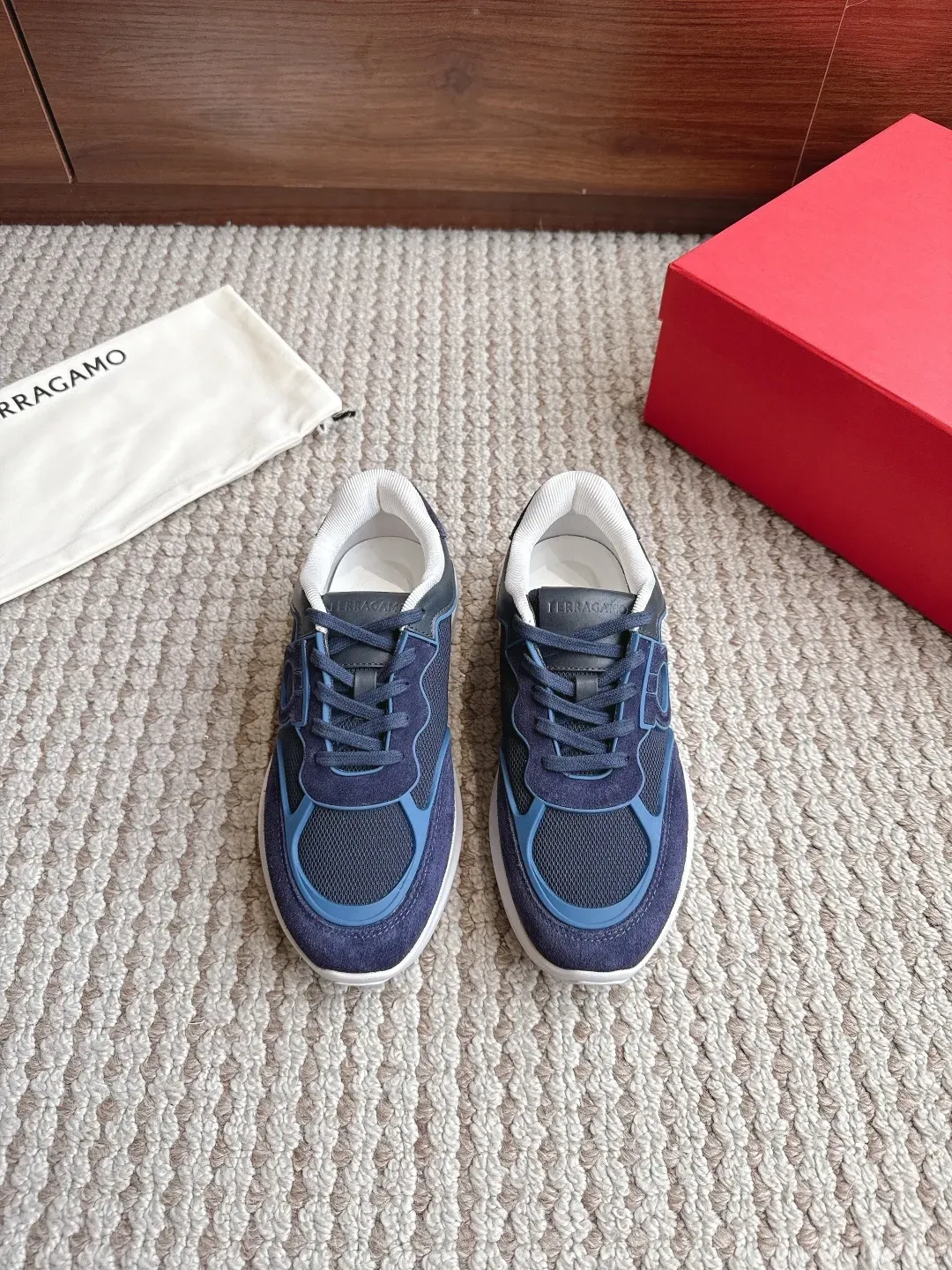 Salvatore Ferragamo Alternative Ferragamo Gancini Sneakers in 