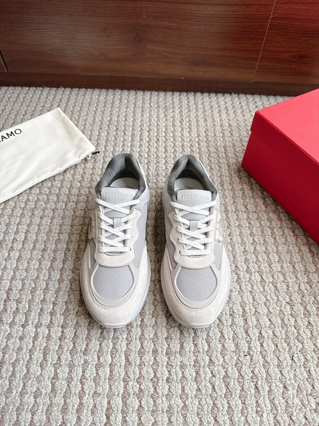 Salvatore Ferragamo Alternative Ferragamo Gancini Sneakers in 