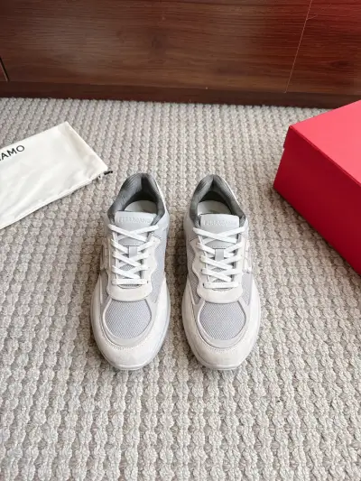 Salvatore Ferragamo Alternative Ferragamo Gancini Sneakers in