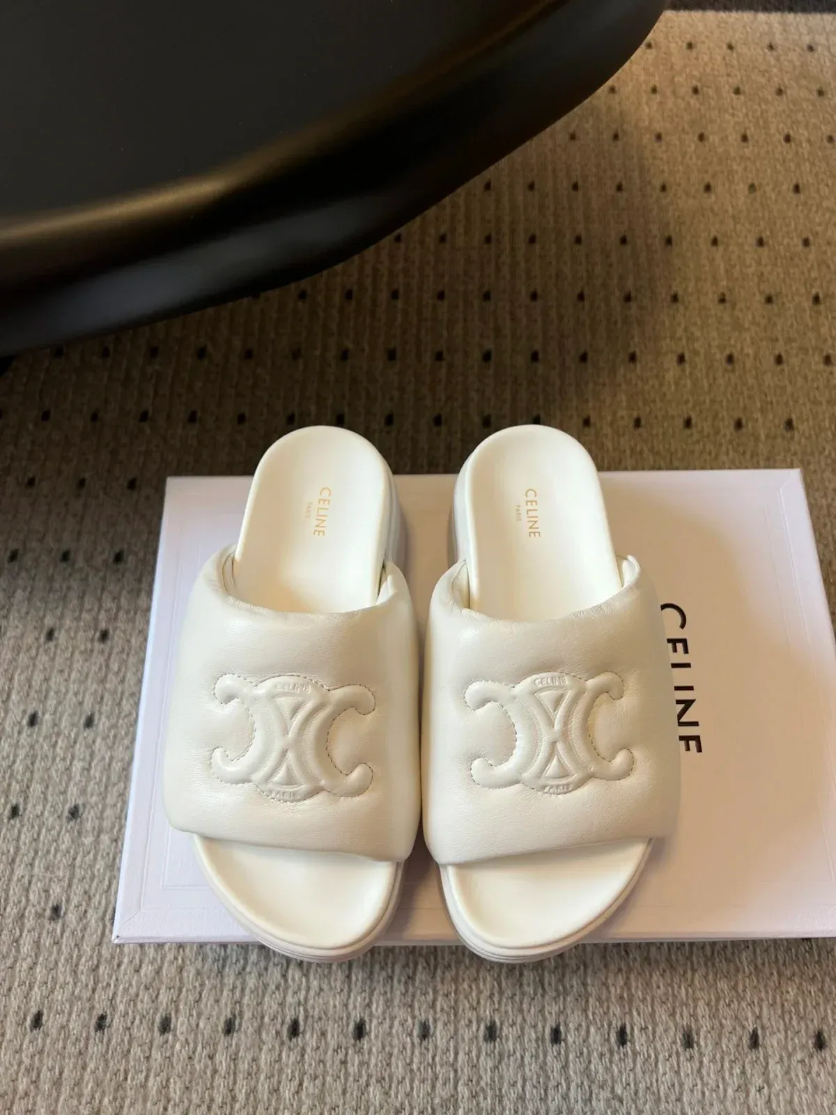Celine Alternative Platform Bread Sandals in 