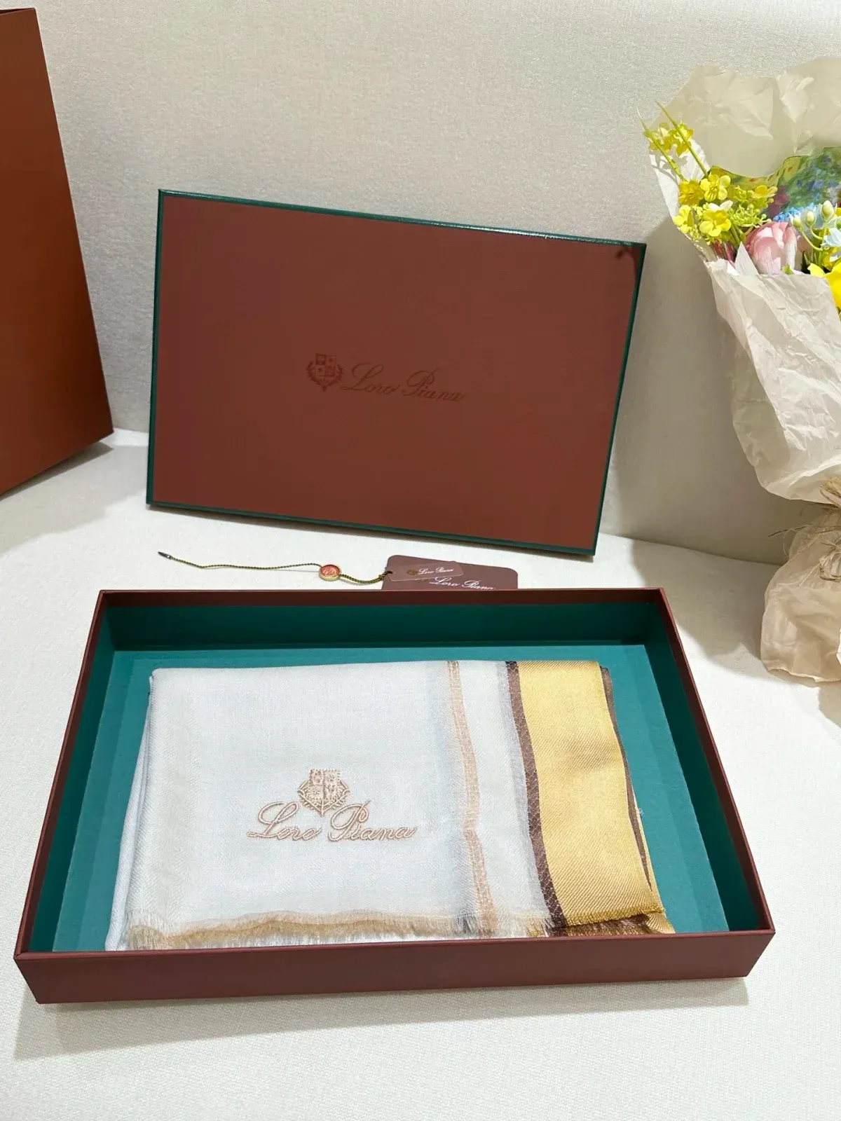 Loro Piana Alternative Baby Cashmere Scarf in 