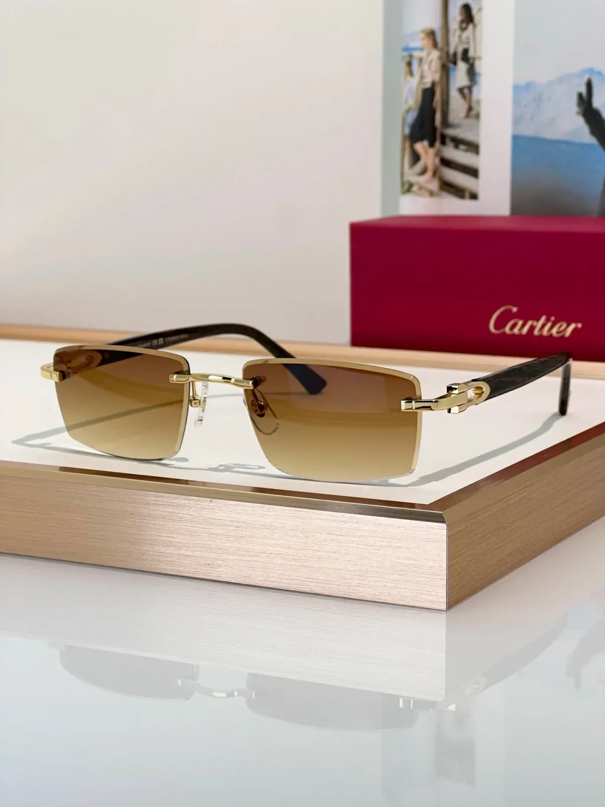 Cartier Alternative Titanium Sunglasses in 