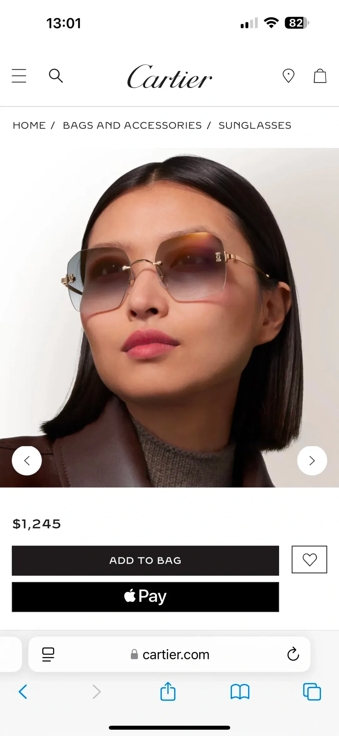 Cartier Alternative Photochromic Sunglasses in 