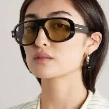 Tom Ford Alternative Oversized Aviator Sunglasses in Multicolor