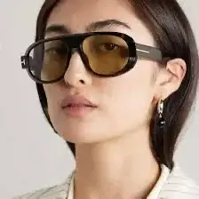 Tom Ford Alternative Oversized Aviator Sunglasses in Multicolor