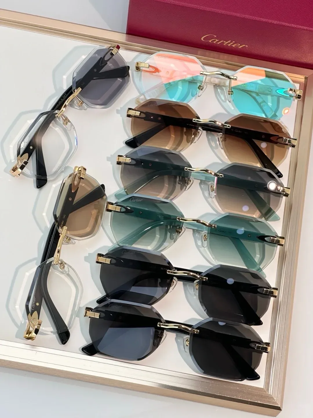 Cartier Alternative Sunglasses Full Set in 